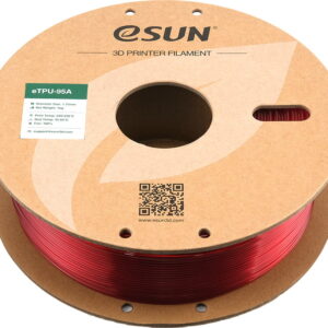 eSUN TPU 95A Flexible Red Transparent Filament